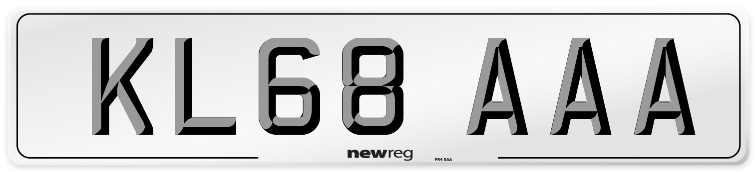 KL68 AAA Number Plate from New Reg